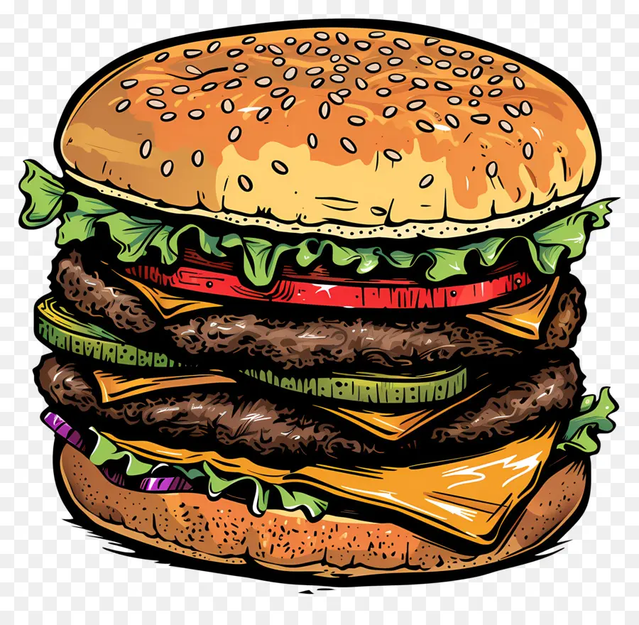 Hamburguesa De Carne，Hamburguesa Con Queso PNG