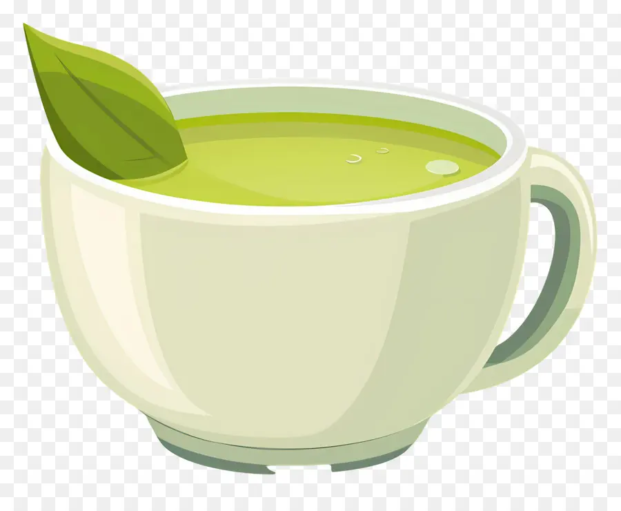 Bebida De Té Verde，Taza De Té Verde PNG