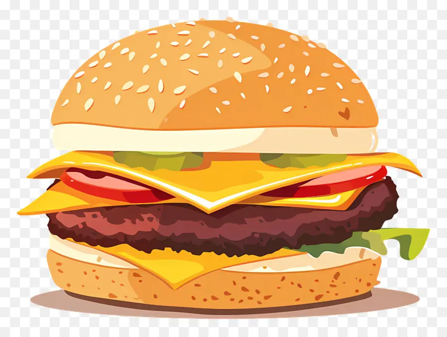 Hamburguesa De Carne，Hamburguesa Con Queso PNG