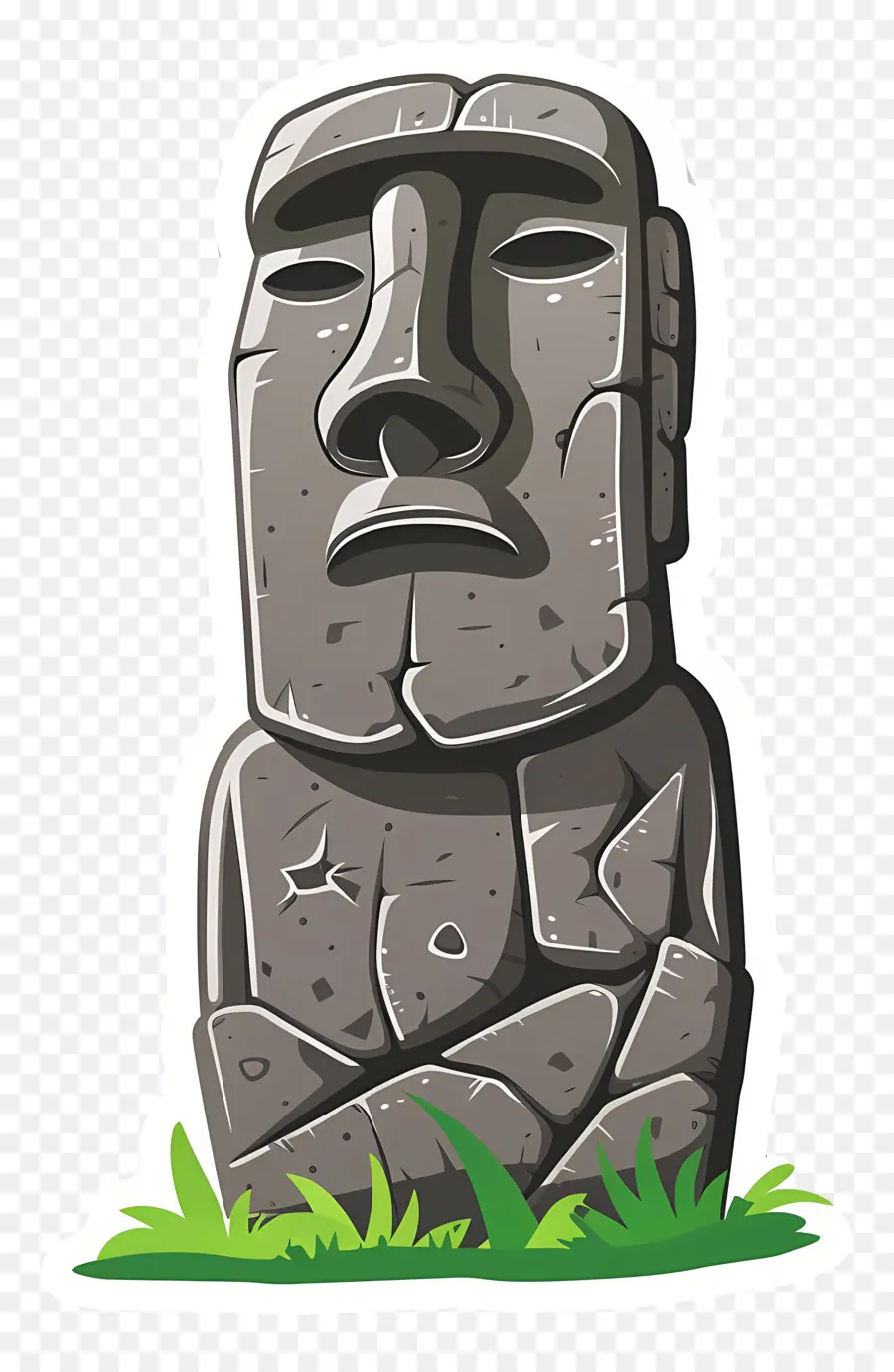 Moái，Estatua De Piedra PNG