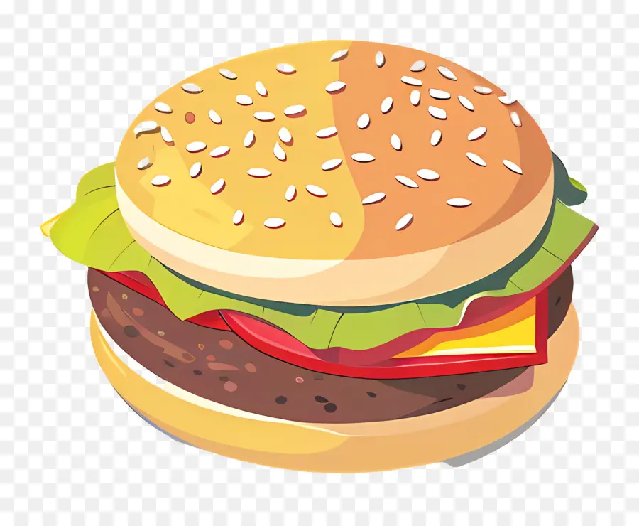 Hamburguesa De Carne，Hamburguesa Con Queso PNG