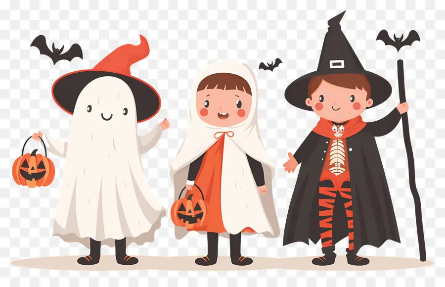 Niños De Halloween，Disfraces De Halloween PNG