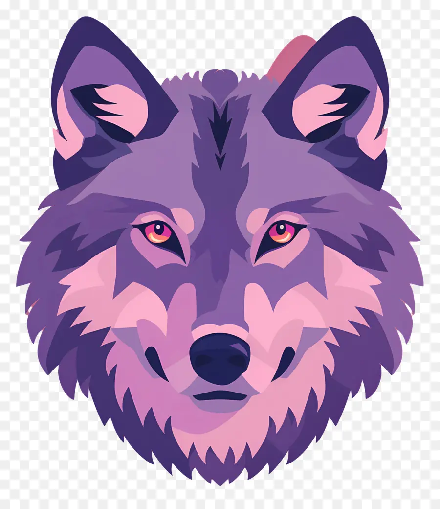 Cabeza De Lobo，Lobo De Dibujos Animados PNG