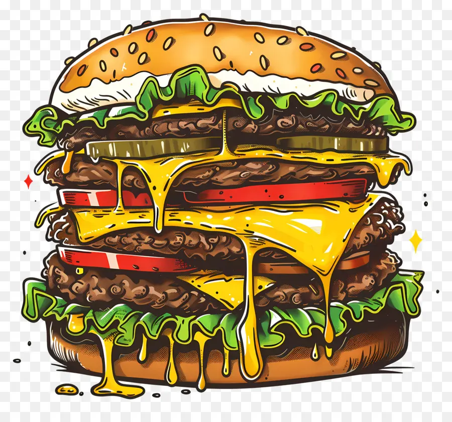 Hamburguesa De Carne，Hamburguesa Con Queso PNG