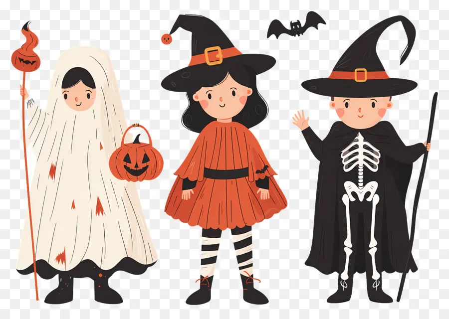 Niños De Halloween，Disfraces De Halloween PNG