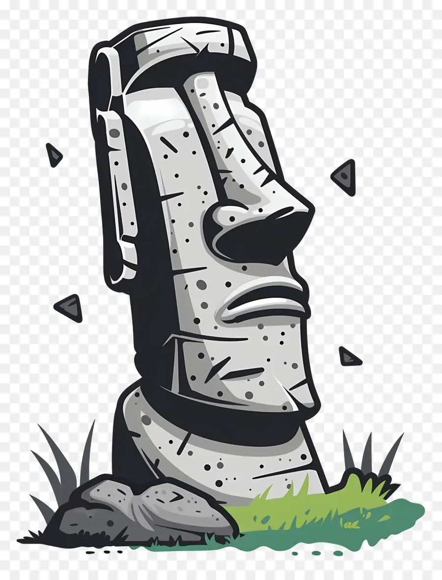 Moái，Estatua Moái PNG