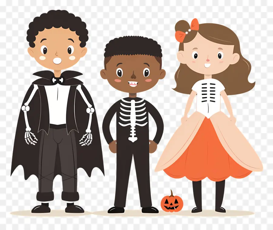 Niños De Halloween，Disfraces PNG