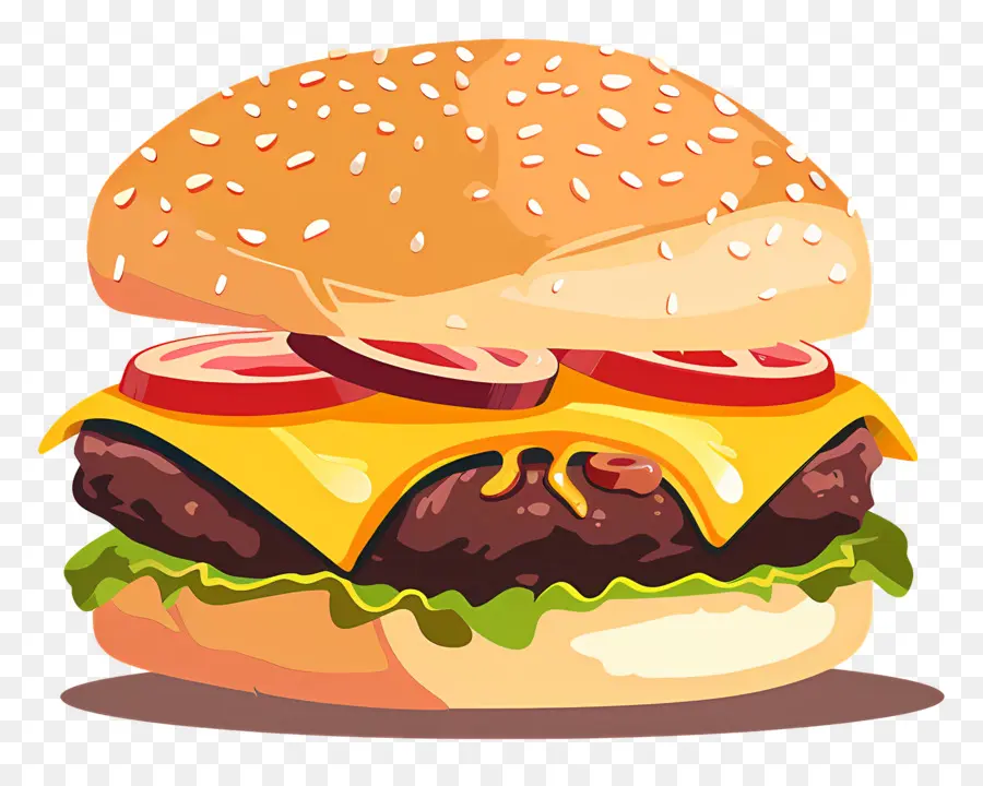 Hamburguesa De Carne，Hamburguesa Con Queso PNG