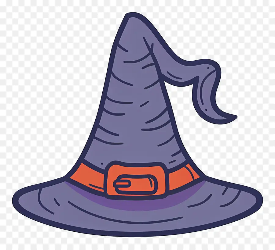 Gorra De Halloween，Sombrero De Bruja PNG