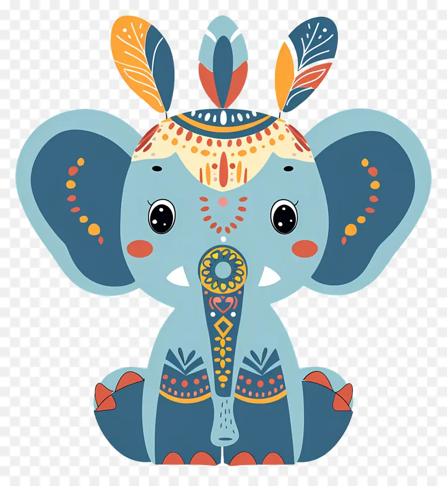 Elefante Indio，Elefante Decorativo PNG