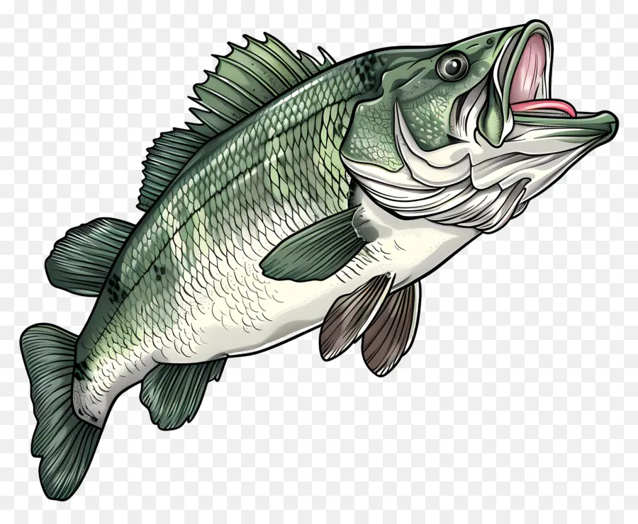 Pez Lubina，Ilustración De Peces PNG