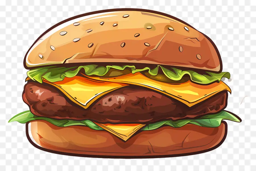 Hamburguesa De Carne，Hamburguesa Con Queso PNG