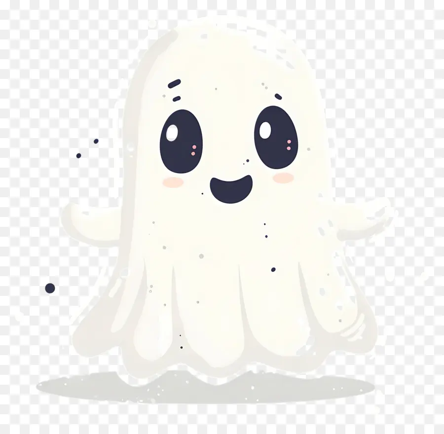 Fantasma De Dibujos Animados，Fantasma Blanco PNG