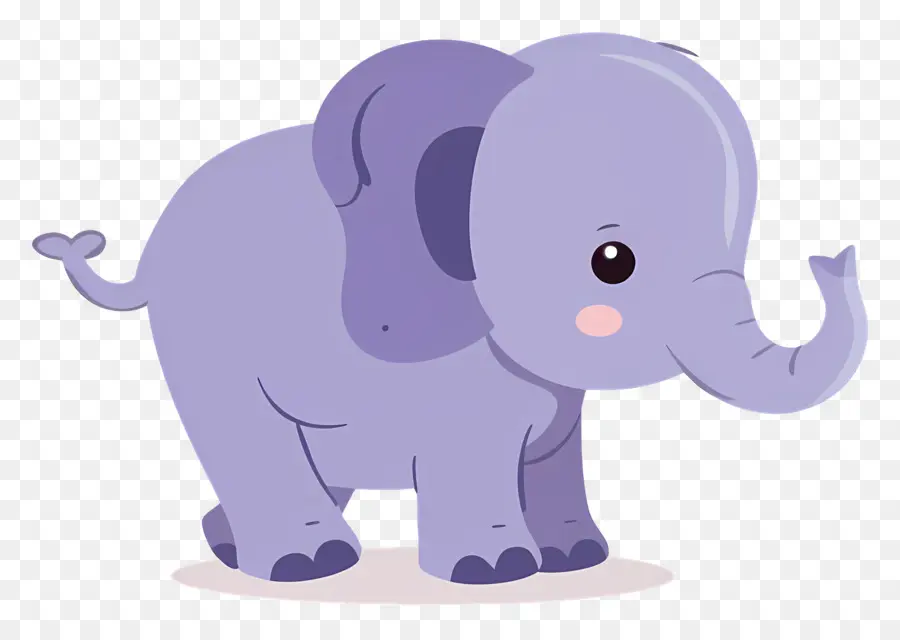 Lindo Elefante，Elefante Azul PNG