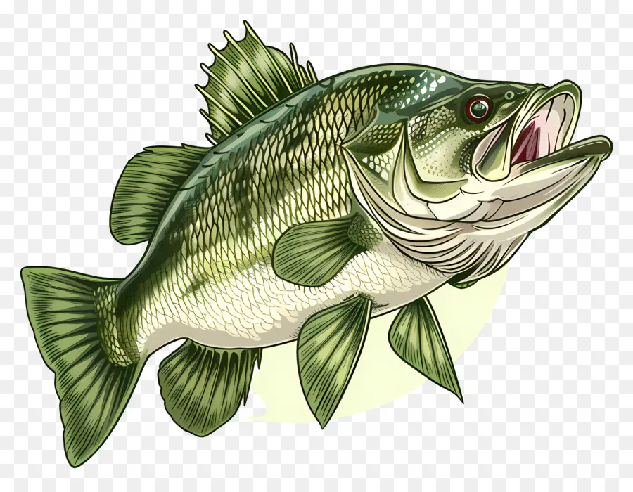 Pez Lubina，Ilustración De Peces PNG