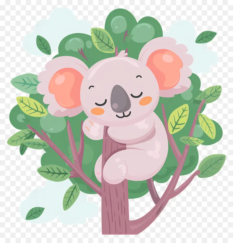 Lindo Koala，Koala En árbol PNG