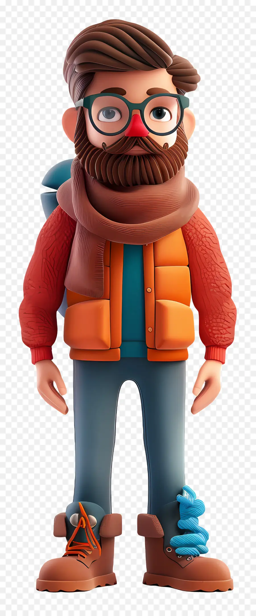 Hombre Genial，Personaje De Dibujos Animados PNG