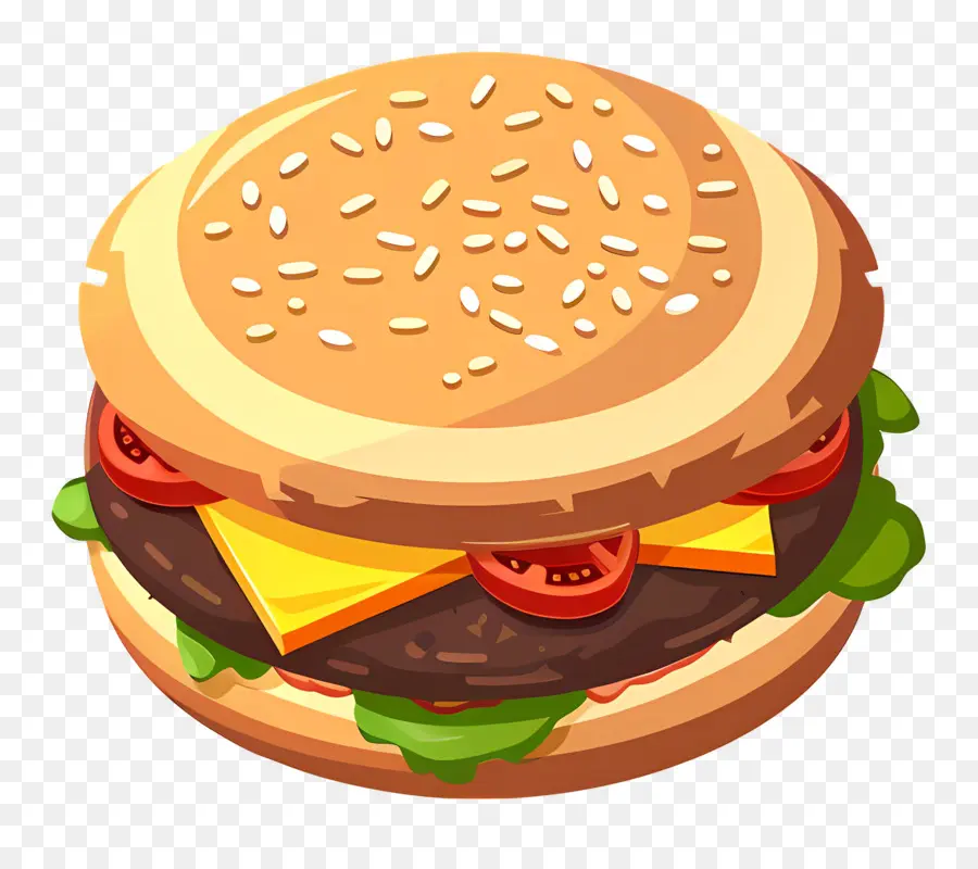 Hamburguesa De Carne，Sándwich PNG