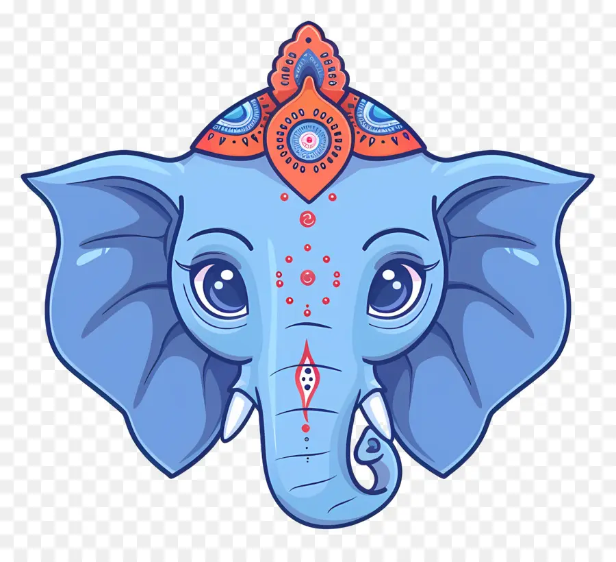 Elefante Indio，Elefante Azul PNG