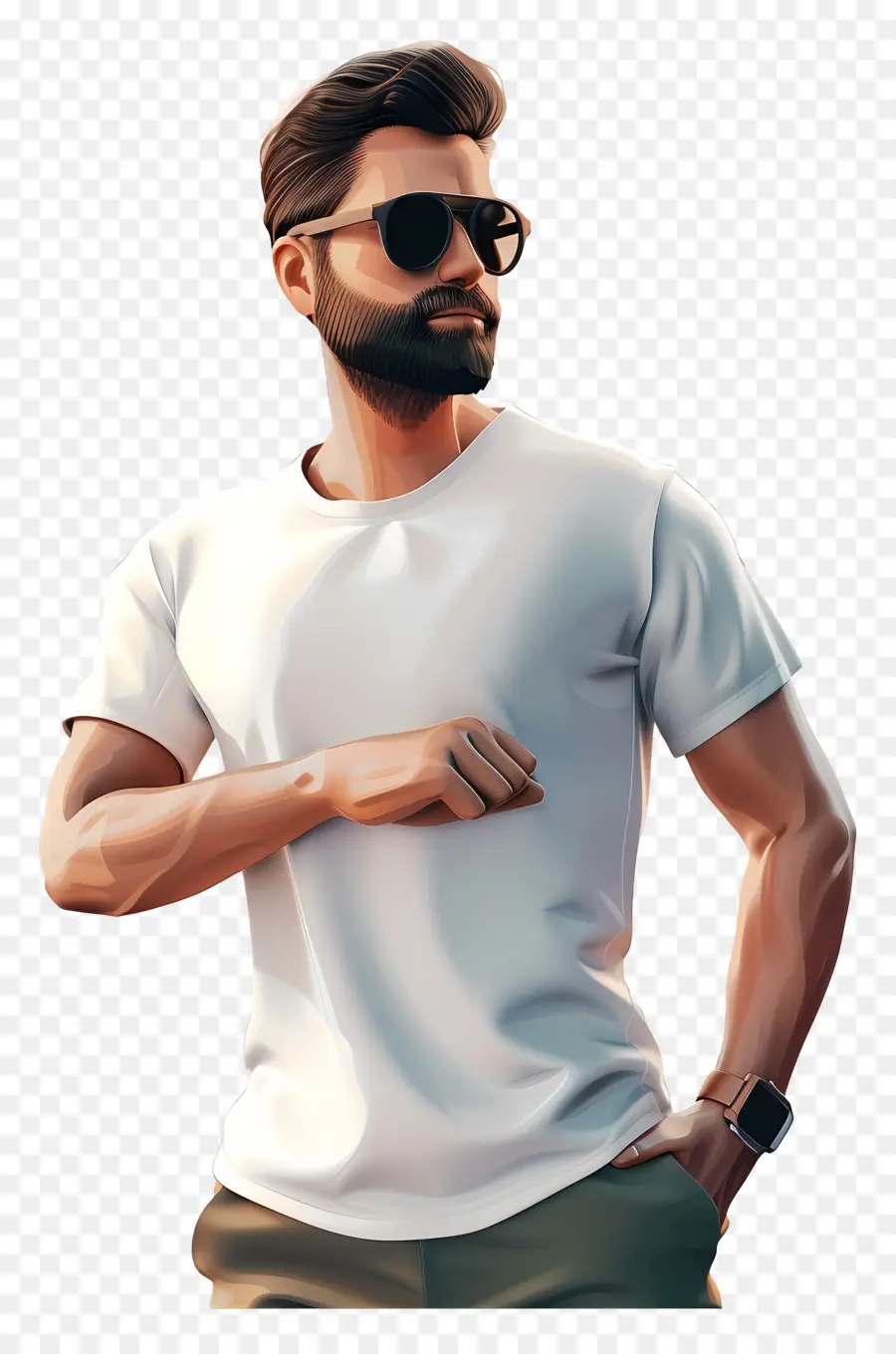 Hombre Genial，Hombre Con Estilo PNG