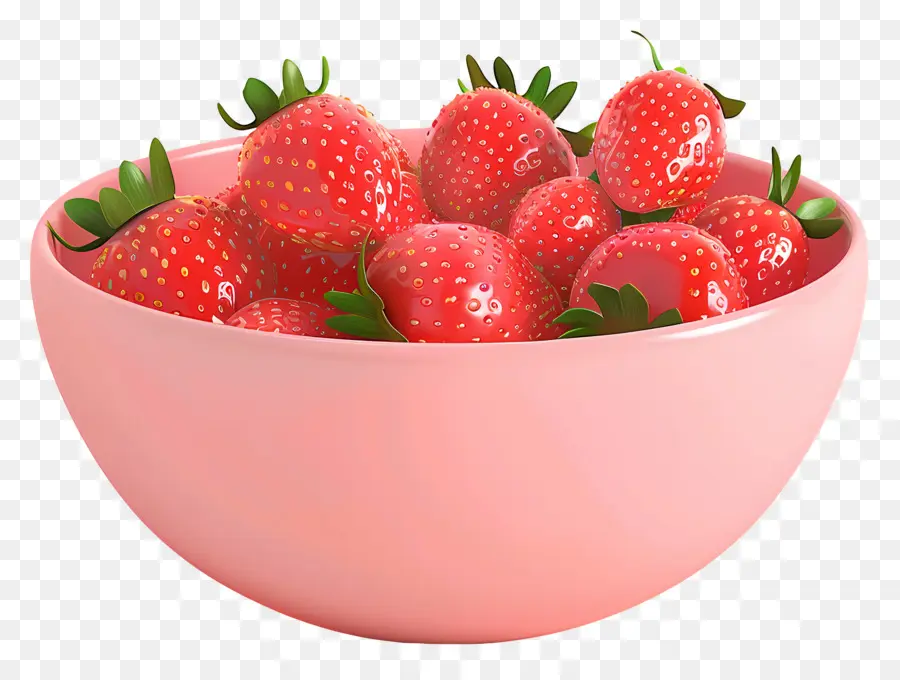 Tazón De Fresa，Fresas PNG