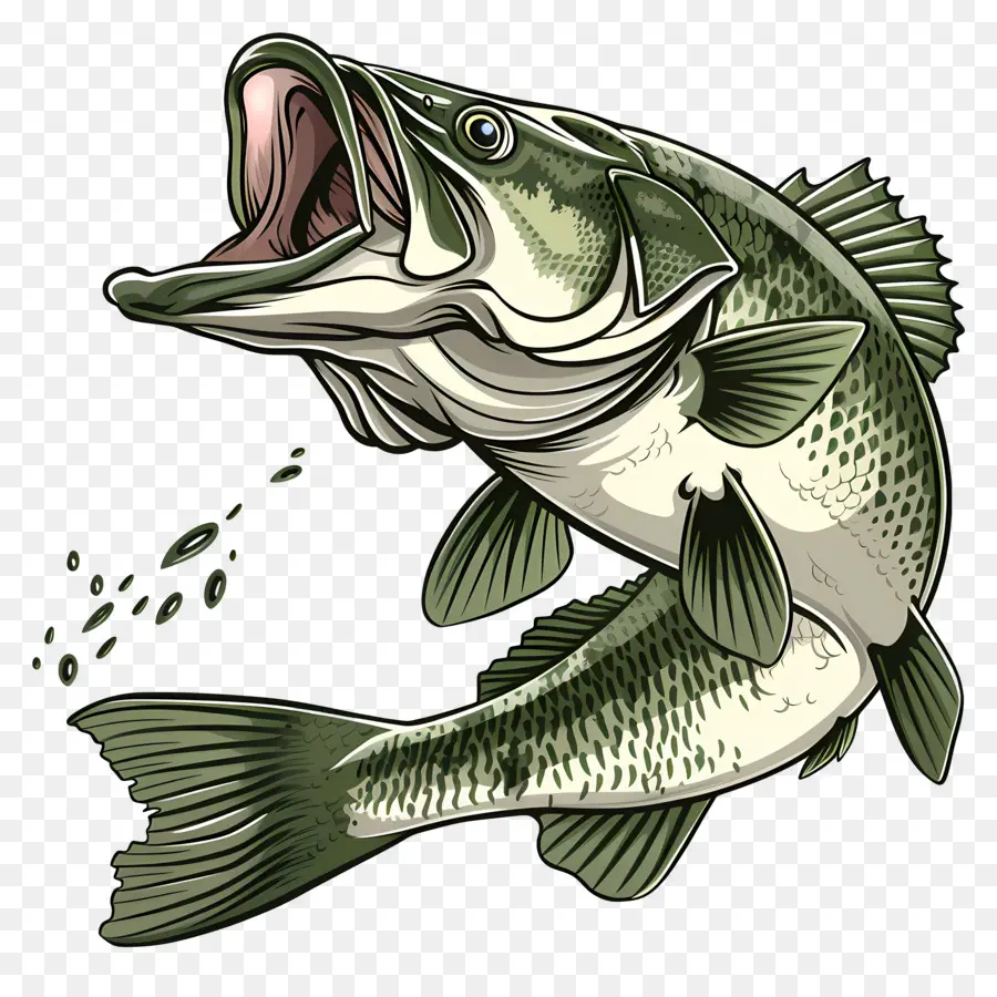 Pez Lubina，Ilustración De Peces PNG