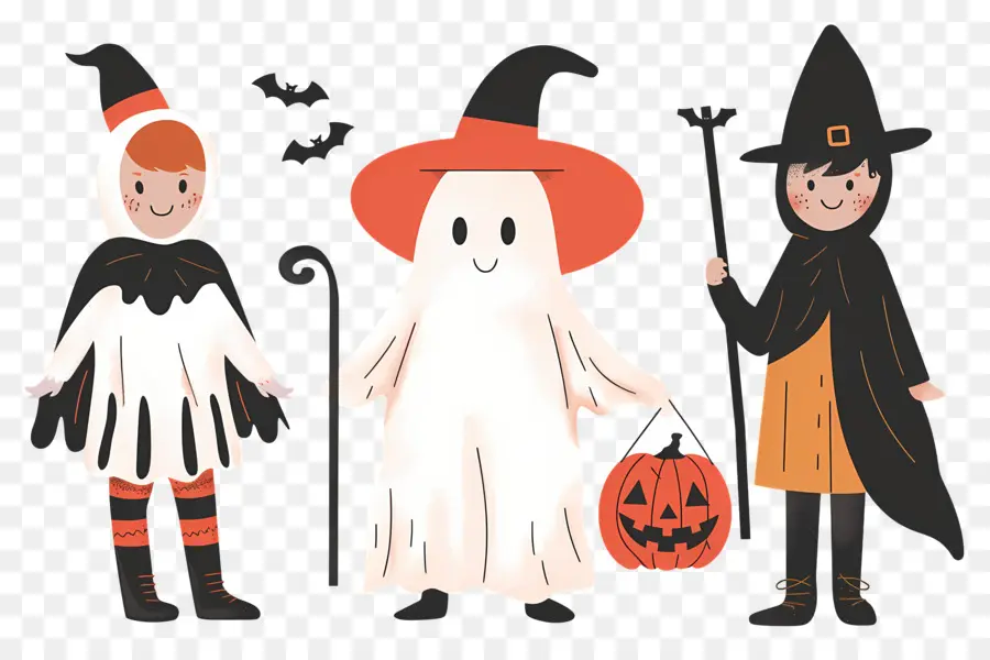 Niños De Halloween，Disfraces De Halloween PNG