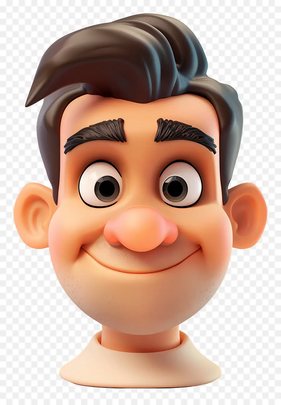 Cara De Hombre，Personaje De Dibujos Animados PNG