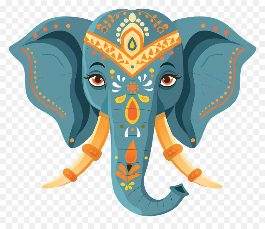 Elefante Indio，Elefante Decorativo PNG