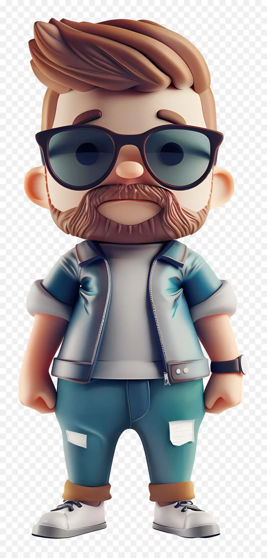 Hombre Genial，Personaje De Dibujos Animados PNG