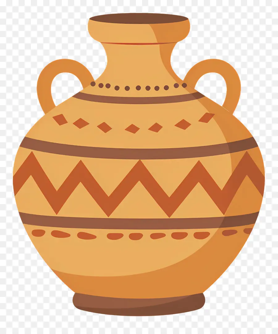 Olla De Barro India，Olla Estampada PNG