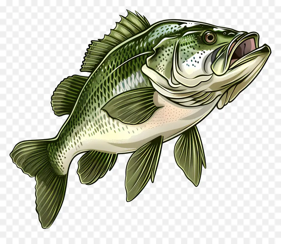 Pez Lubina，Ilustración De Peces PNG