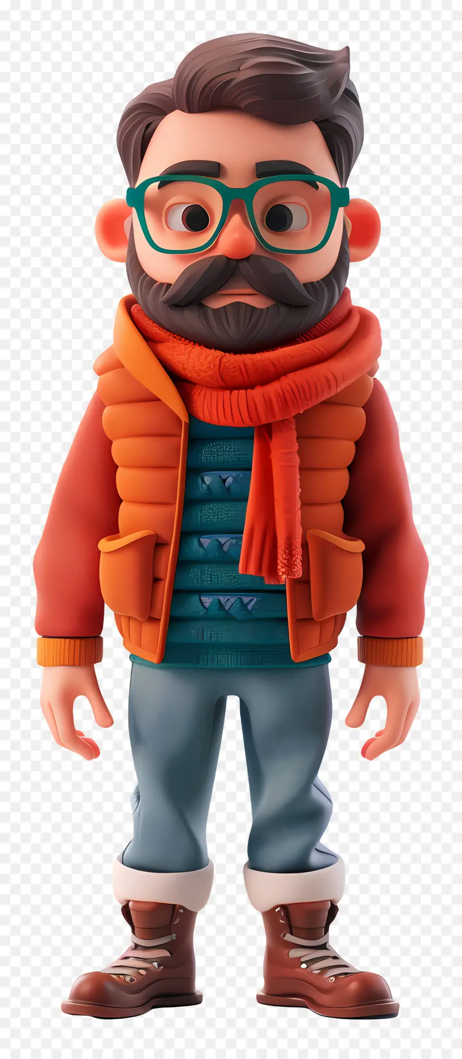 Hombre Genial，Personaje De Dibujos Animados PNG