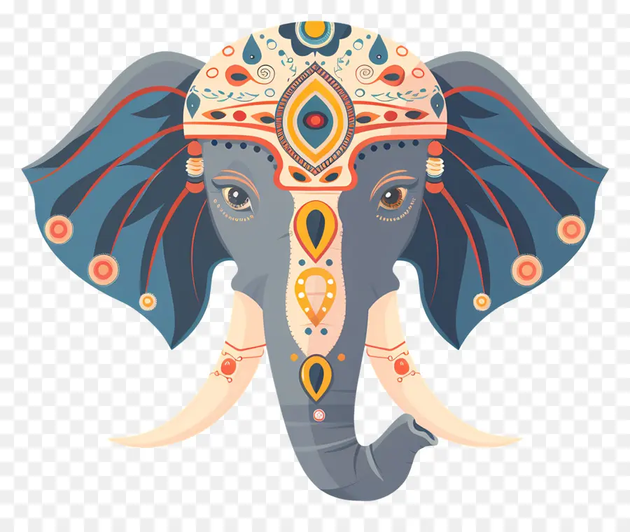 Elefante Indio，Elefante Decorativo PNG