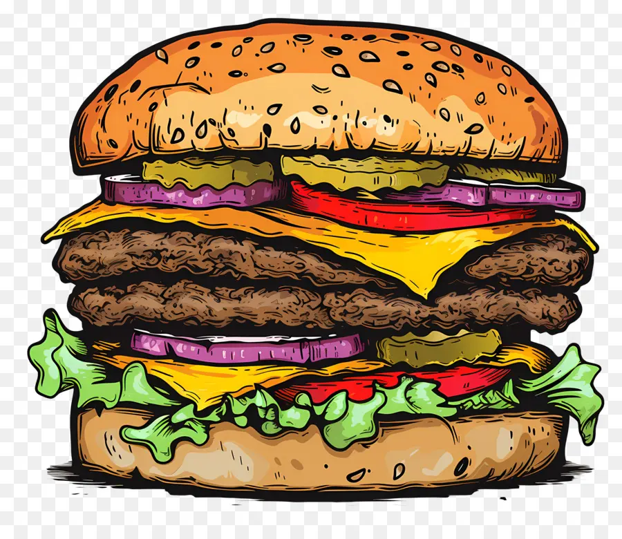 Hamburguesa De Carne，Hamburguesa Con Queso PNG