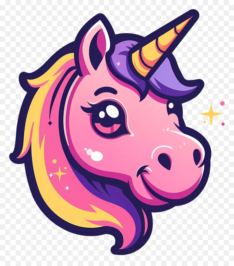 Cabeza De Unicornio，Unicornio PNG