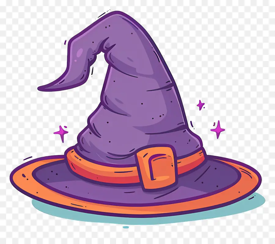 Gorra De Halloween，Sombrero De Bruja PNG