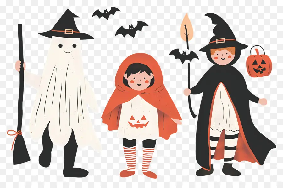 Niños De Halloween，Disfraces De Halloween PNG