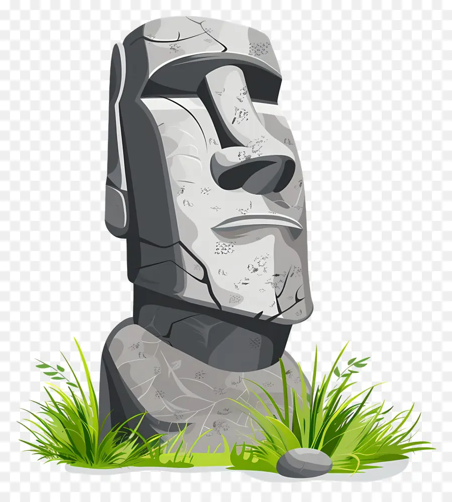 Moái，Estatua De Piedra PNG