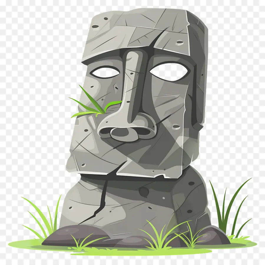 Moái，Estatua De Piedra PNG