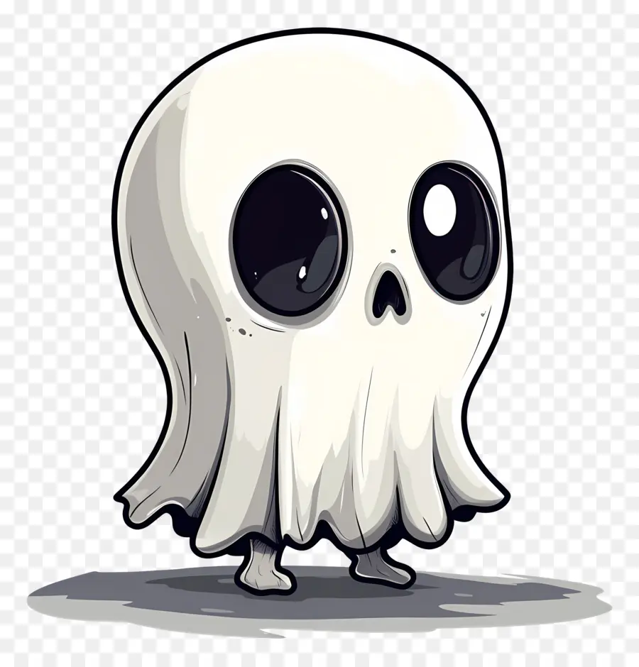 Fantasma De Dibujos Animados，Calavera De Dibujos Animados PNG