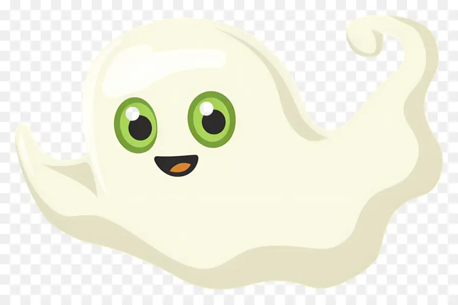 Fantasma De Dibujos Animados，Fantasma Feliz PNG