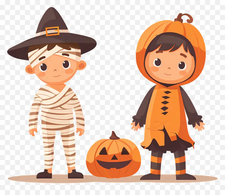 Niños De Halloween，Disfraces De Halloween PNG