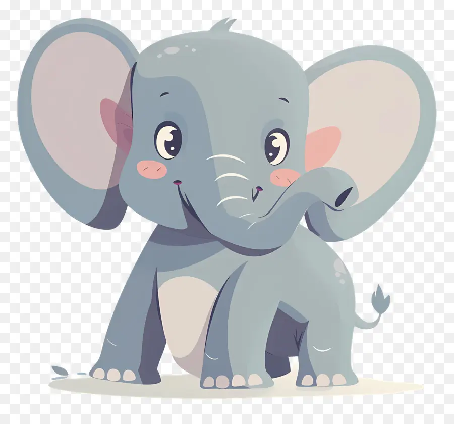 Lindo Elefante，Elefante Azul PNG