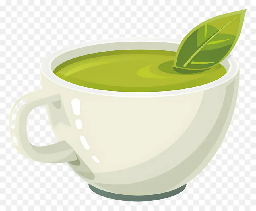 Bebida De Té Verde，Taza De Té Verde PNG