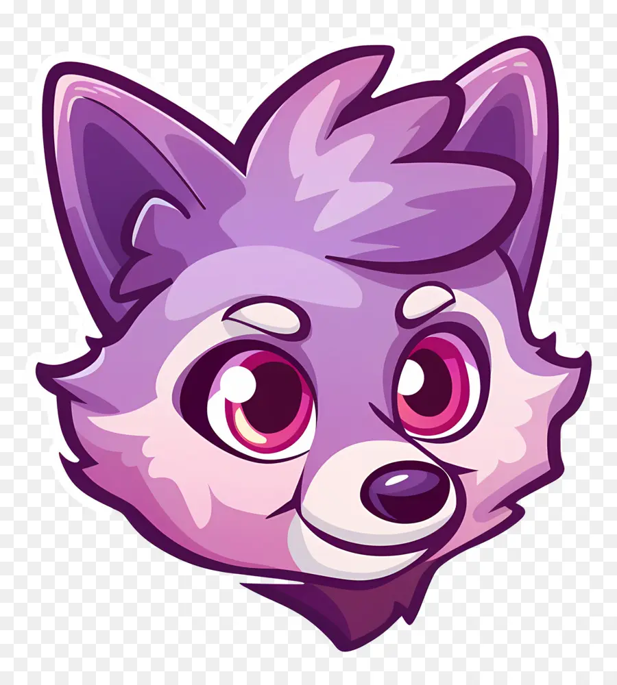 Cabeza De Lobo，Perro De Dibujos Animados PNG