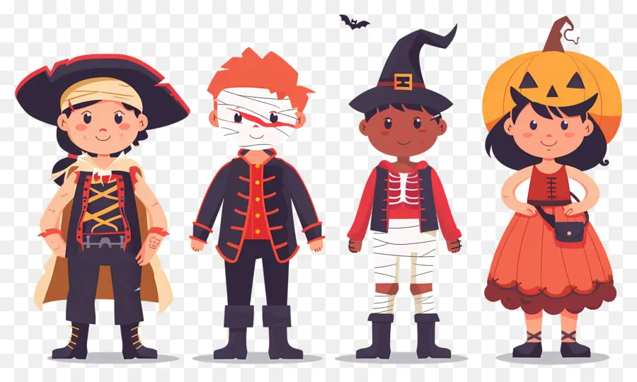 Niños De Halloween，Disfraces De Halloween PNG