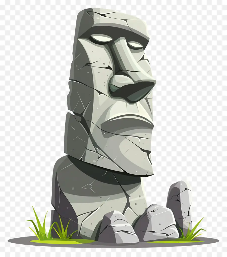 Moái，Estatua De Piedra PNG