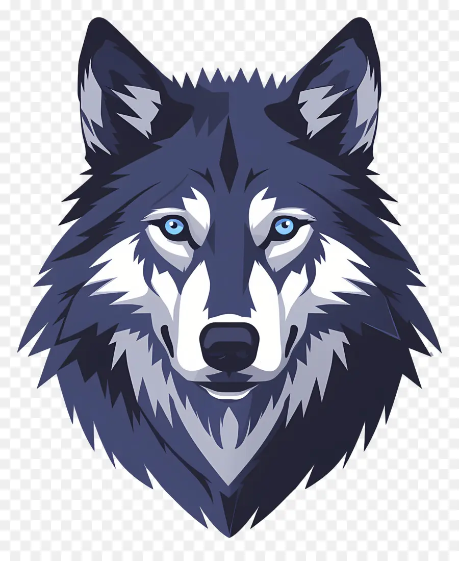 Cabeza De Lobo，Lobo Azul PNG