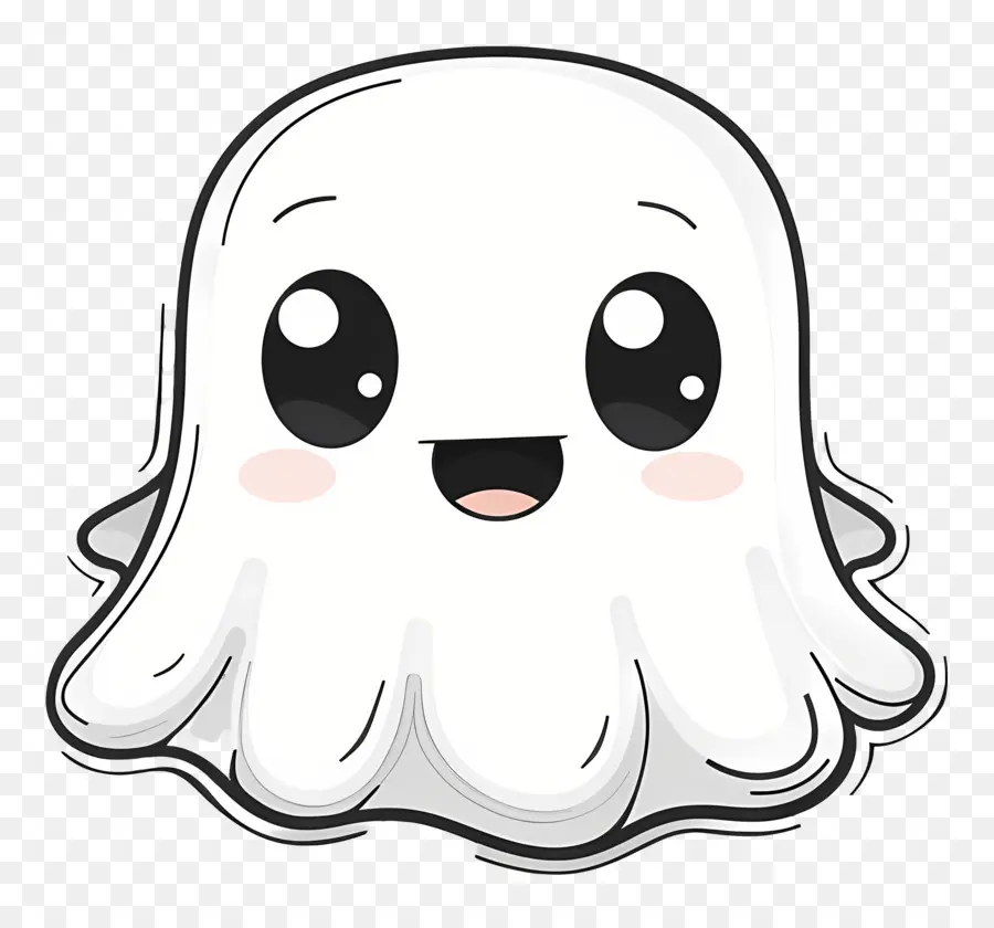 Fantasma De Dibujos Animados，Lindo Fantasma PNG